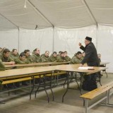 Военнослужащие встретились с имамом